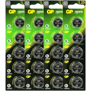Bateria litowa GP CR2032 CR 2032 3V -- 20 sztuk