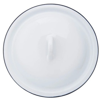 Pokrywka do garnka rondla emaliowana Altom Design biała 24 cm