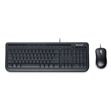 Klawiatura i mysz Microsoft Wired 600 Azerty Czarna