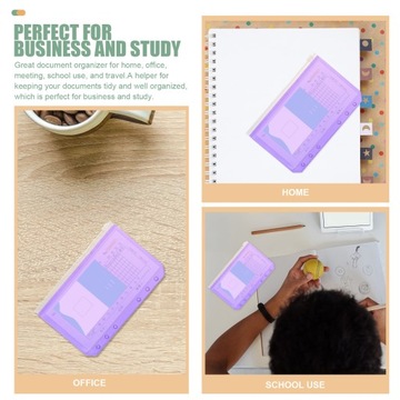 Пластиковые пакеты для документов на молнии, синие карманные файлы, пластиковые