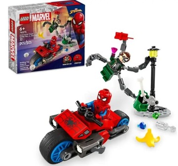 LEGO SUPER HEROES 76275 ДОК-ОК И ВЕНОМ + БУМАЖНЫЙ ПАКЕТ LEGO В ПОДАРОК