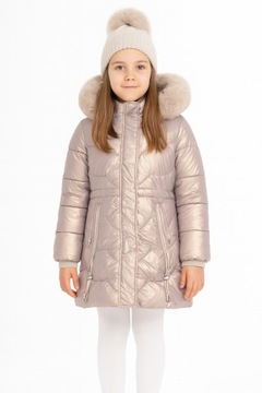 ЗИМНЯЯ КУРТКА KK2193Z10 ПУХ НА TEDDY BEAR 134/140