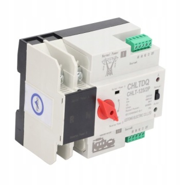 АВТОМАТИЧЕСКИЙ ПЕРЕКЛЮЧАТЕЛЬ ПИТАНИЯ AC230V ДВОЙНОЙ CHLT-125 2P