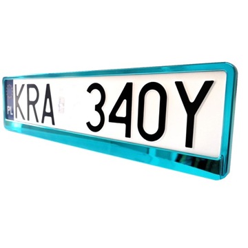 БИРЮЗОВАЯ МЕТАЛЛИЗИРОВАННАЯ РАМКА + ВИНТЫ