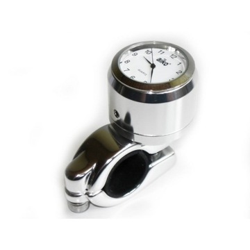 Zegarek Motocyklowy Na Kierownicę Metalowy Chrom