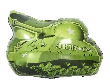BALON CZOŁG ARMY TANK ZIELONY 22