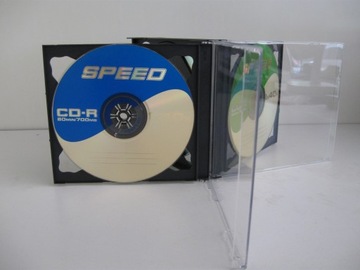 Pudełka na płyty CD x 5 standard czarne 10 sztuk