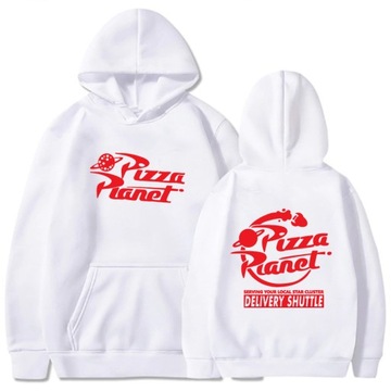 męska bluza Pizza Planet Cartoon bluzy z nadrukiem