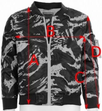 ВЕСЕННЯЯ куртка Y2-2011C4 CAMO BOMBER 98/104