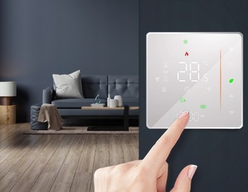 КОМНАТНЫЙ ТЕРМОСТАТ WIFI TUYA ДЛЯ БЕСПРОВОДНОГО КОТЛА ДЛЯ КОНТРОЛЛЕРА ПЕЧИ