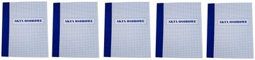 Segregator na akta osobowe do przechowywania akt File A4 30 mm ABCDE x 5