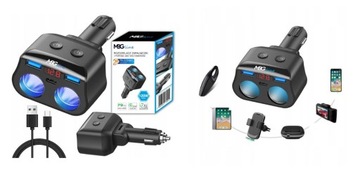 ROZDZIELACZ GNIAZDA ZAPALNICZKI USB QC PD CD2