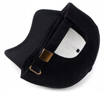 Мужская черная спортивная бейсболка с джинсовым козырьком на лето, регулируемая