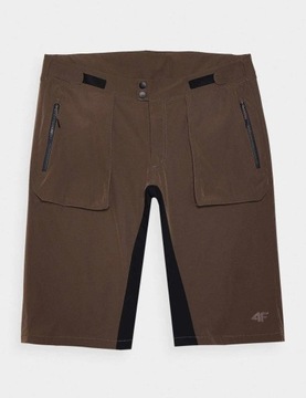 4F SPODENKI TREKKINGOWE MĘSKIE 4WAY STRETCH BRĄZOWE 4FWSS24TFSHM427 Roz. L