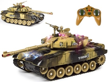 Duży Czołg Zdalnie Sterowany War Tank Bitwa Efekty