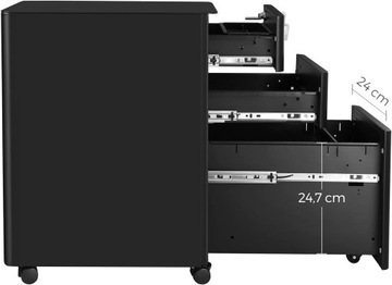 Корзина на колесах, картотека, офисный шкаф на колесах.