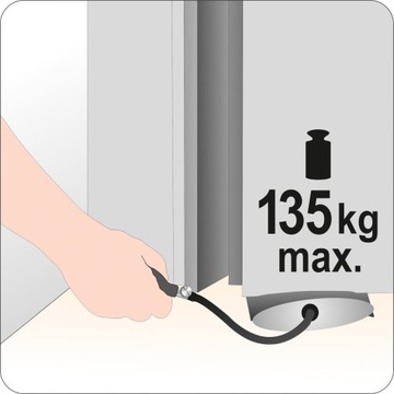 Poduszka rozporowa montażowa pneumatyczna 135 kg