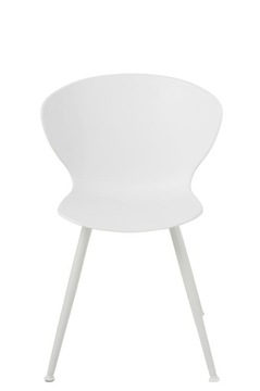 J-LINE пластиковый стул белый 79,5x53x53,5 см