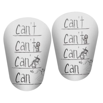 2 Pieces Mini Soccer Shin Guards Football Training Shin XS White Black