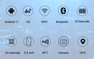 Терминал данных V90 со считывателем кодов Zebra SE4710 и пистолетной рукояткой
