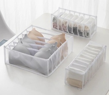 Органайзер для нижнего белья 36*17*12 Цвет Белый - Трусики, носки