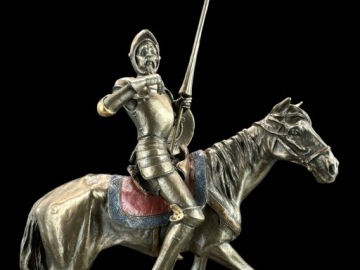 Статуэтка Скульптура Статуэтка ДОН КИКСТ НА ЛОШАДЕ ВЕРОНЕСЕ (WU76512A4)