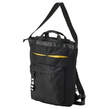 IKEA VARLDENS torba na ramię, plecak czarny 16 L