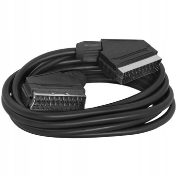 EURO - EURO ZŁĄCZE PRZEWÓD KABEL SCART 21 PIN 1,5M