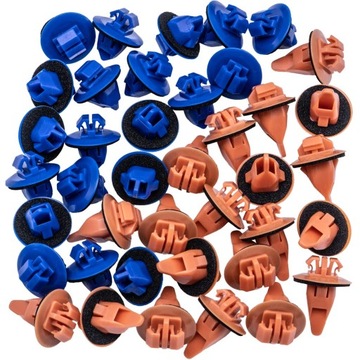 ZESTAW SPINEK KLIPSÓW DO LISTWY TOYOTA 4RUNNER LAND CRUISER PRADO 120 LEXUS