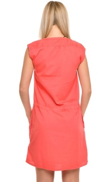 LEE sukienka coral SUMMER DRESS CAYENNE_ XS