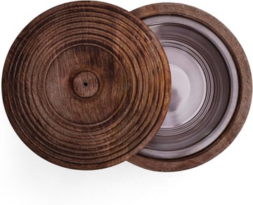 Деревянная лепешка ручной работы и грелка роти 22 х 8 см