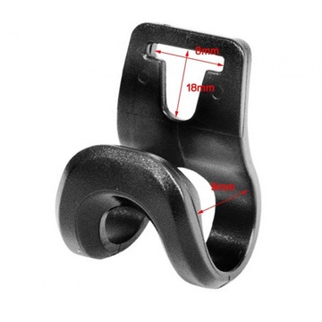 10 sztuk złącza do masztu namiotowego Łatwy w użyciu wiatroodporny słupek do markizy 9x18x8x8mm