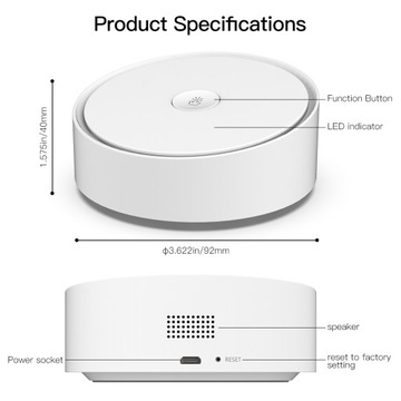 Centralka Bramka ZigBee 3.0 TUYA Alexa Google Home