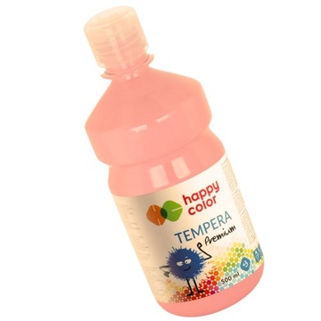HAPPY COLOR FARBA TEMPERA PREMIUM RÓŻOWA JASNA 500ml