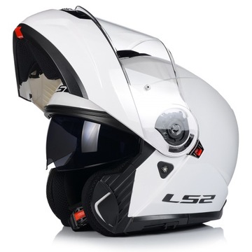 ПОДХОДЯЩИЙ/МОДУЛЬНЫЙ ШЛЕМ LS2 FF908 STROBE II SOLID WHITE-06 L