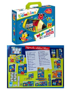 BAMBINO WYPRAWKA SZKOLNA DUŻY ZESTAW DO SZKOŁY 22E