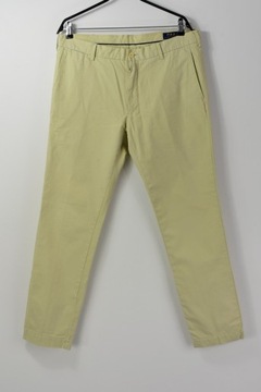 POLO Ralph Lauren BEŻOWY CHINO SPODNIE CASUAL W36 L32