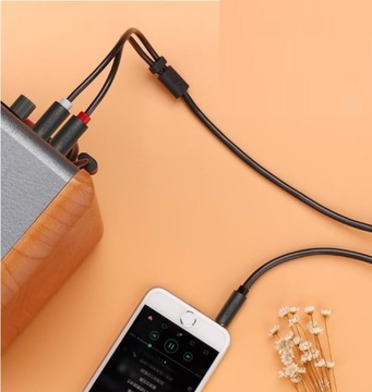 UGREEN ROZDZIELACZ KABEL PRZEWÓD AUDIO AUX MINIJACK 3,5MM DO 2RCA CINCH 3M