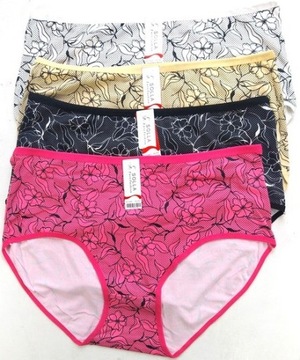 FIGI majtki DAMSKIE bambusowe 3XL/4XL ZESTAW 4 szt
