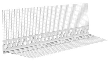 NAROŻNIK PROFIL LISTWA PCV OKAPNIKOWA KAPINOS OKAPNIK 2,5 mb PODTYNKOWY