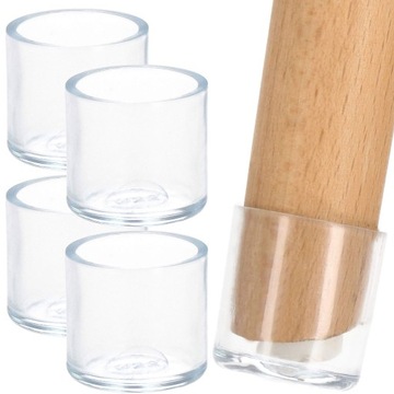 4x ЗАЩИТНЫЕ СИЛИКОНОВЫЕ НАКЛАДКИ НА МЕБЕЛЬНЫЕ НОЖКИ СТУЛА, РОЗЕТКИ ДЛЯ СТОЛА 16мм