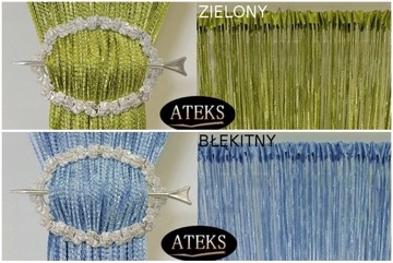 FIRANY MAKARONY GRUBY SREBRNY PASEK FIRANA 150x250