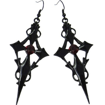 Krzyżowe kolczyki Holiday Women Goth Dangle J