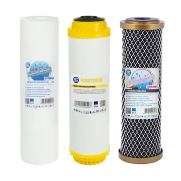 Filtry wkłady zmiękczające Big Blue Aquafilter 20 cali zmiękczający zestaw