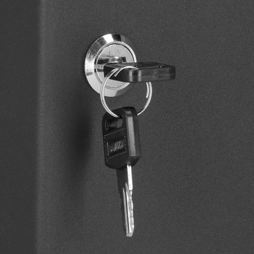 SKRZYNKA SZAFKA NA KLUCZE + ZAWIESZKI ZESTAW 48szt METALOWA KASETKA ŚCIENNA