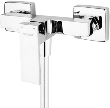 BATERIA PRYSZNICOWA ŚCIENNA CHROM HAGSER ULVA