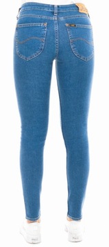 LEE spodnie SKINNY blue REGULAR jeans SCARLETT _ W30 L29