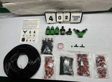 Набор для орошения Сад Фруктовый сад Цветочные горшки Сад Эмиттеры для растений Труба 50 м