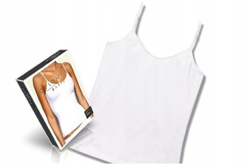 3szt Koszulka damska bawełna ramiączka ATLANTIC XL