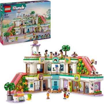 LEGO FIRENDS 42604 CENTRUM HANDLOWE 5 SKLEPÓW 7 FIGUREK KLOCKI ZABAWKA
